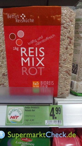 Foto von Bettys Reisküche Bio Reis Mix Rot