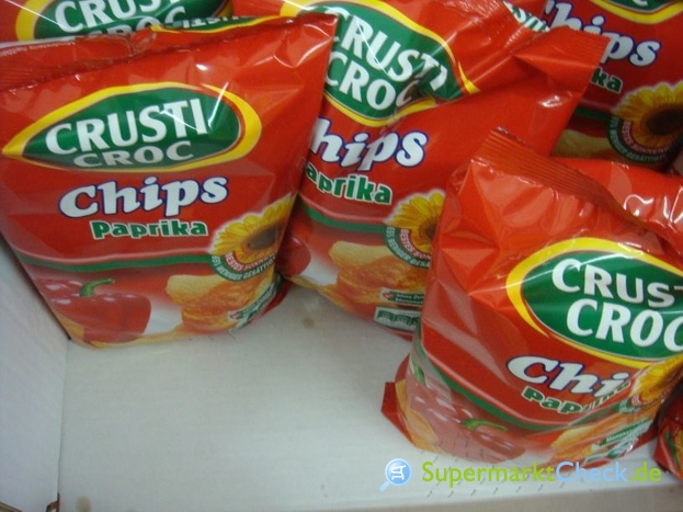 Foto von Crusti Croc Paprika Chips