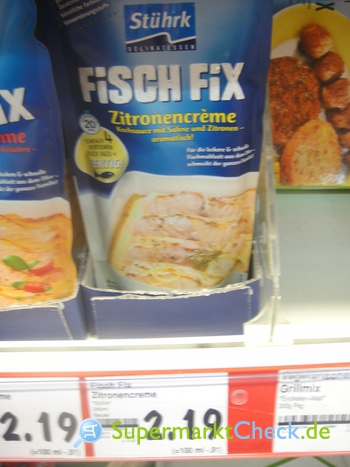 Foto von Stührk Fisch Fix Zitronencreme