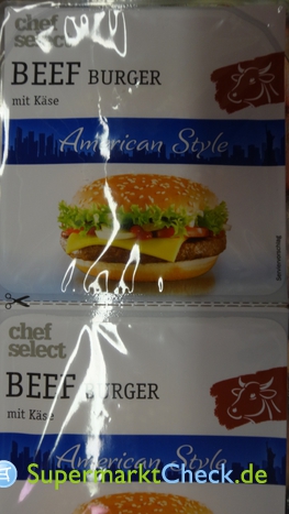 Foto von chef select Beef Burger mit Käse