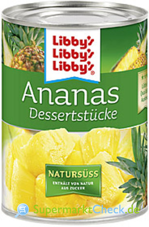Foto von Libbys Natursüß Ananas Dessertstücke