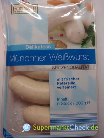Foto von Ponnath Aldi Süd Münchner Weißwurst