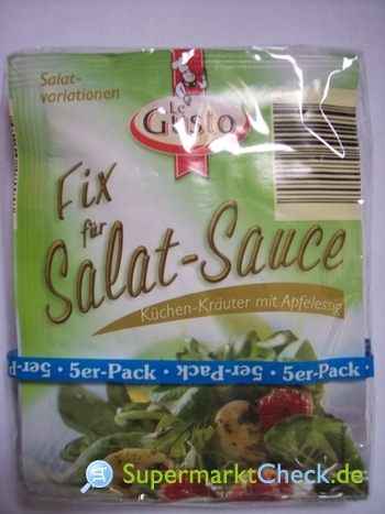 Foto von Le Gusto Fix für Salat Sauce 5-er Pack
