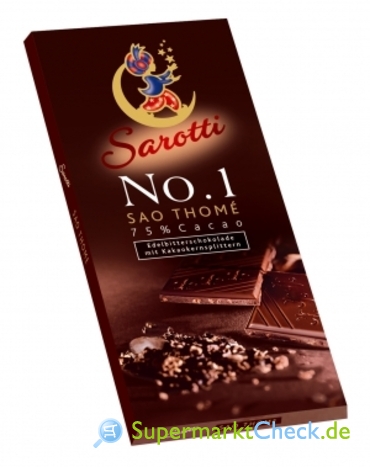 Foto von Sarotti No. 1 Sao Thome Schokolade 75% Kakao