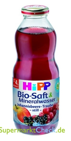 Foto von Hipp Bio-Saft & Mineralwasser 