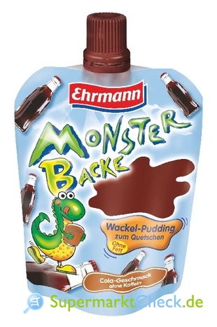 Foto von Ehrmann Monster Backe Wackel-Pudding 