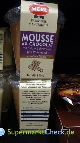 Foto von Merl Mousse au Chocolat 110g