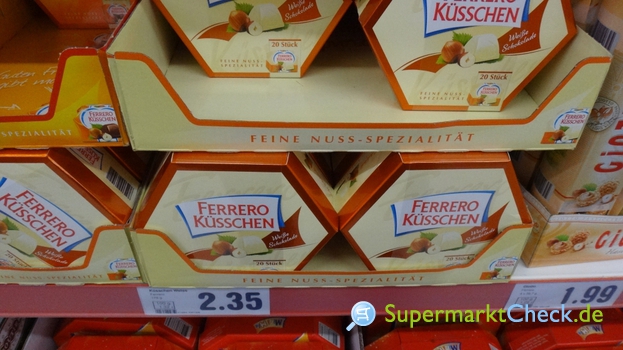 Ferrero Küsschen weiß: Preis, Angebote &amp; Bewertungen