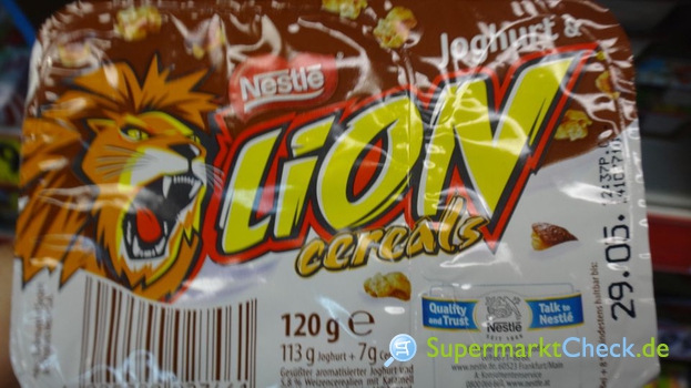 Foto von Nestle Joghurt & Lion Cerals