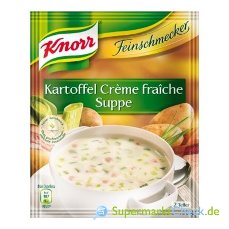 Foto von Knorr Feinschmecker Kartoffel Creme fraiche Suppe