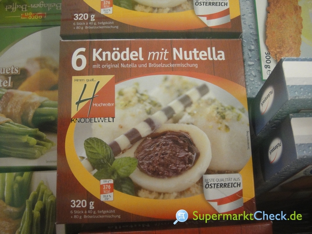 Foto von Hochreiter Knödel mit Nutella
