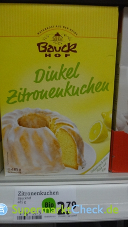 Foto von Bauckhof Dinkel Zitronenkuchen
