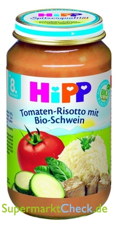 Foto von Hipp Tomaten-Risotto mit Bio-Schwein