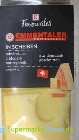 Foto von K Favourites Schweizer Emmentaler in Scheiben