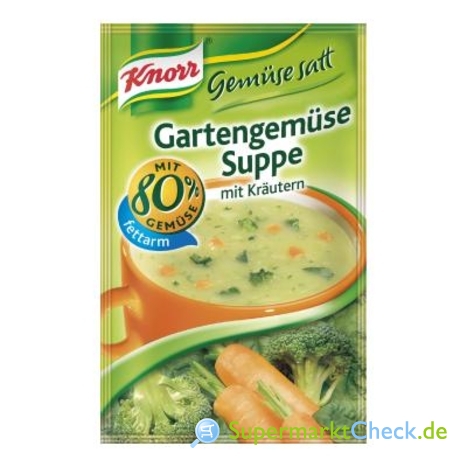 Foto von Knorr Gemüse satt Gartengemüse Suppe