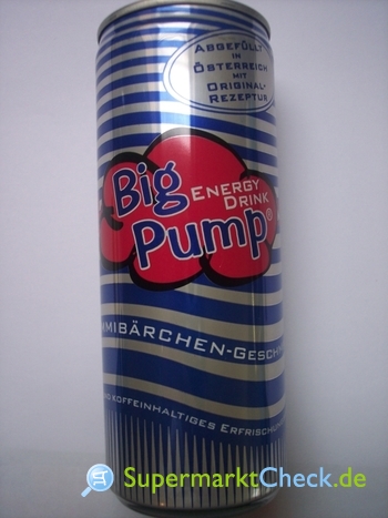 Foto von Big Pump Energy Drink