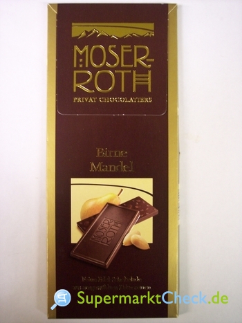 Foto von Moser-Roth Edel Schokolade Birne-Mandel