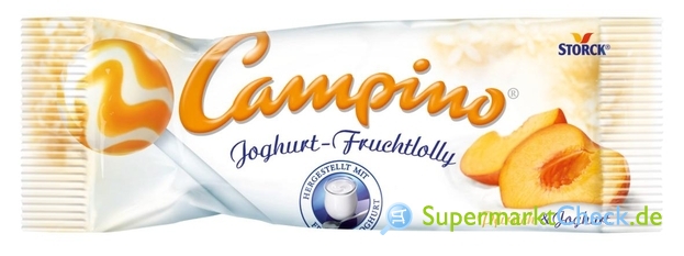 Kalorien in Storck Campino Früchte Joghurt und Nährwertangaben