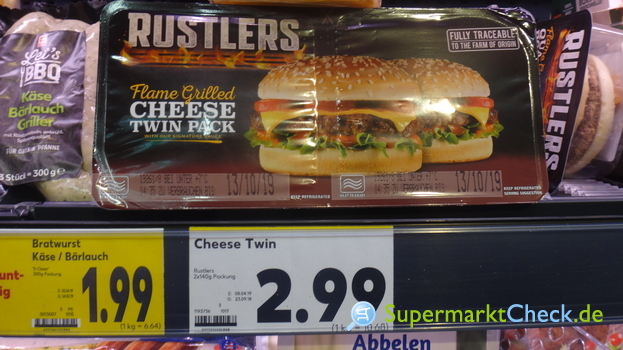 Foto von Rustlers Cheese Twin Pack