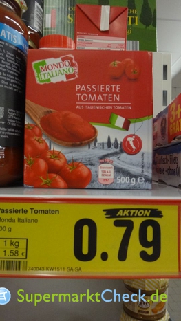 Foto von Mondo Italiano Passierte Tomaten