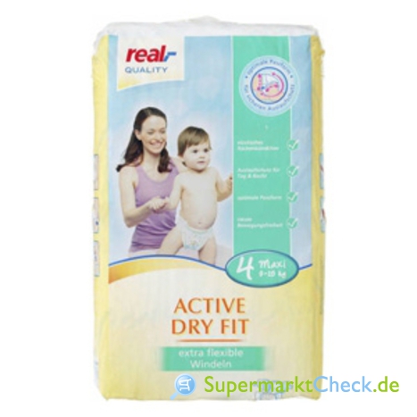 Foto von real Quality Active Dry Fit Höschenwindeln Maxi  