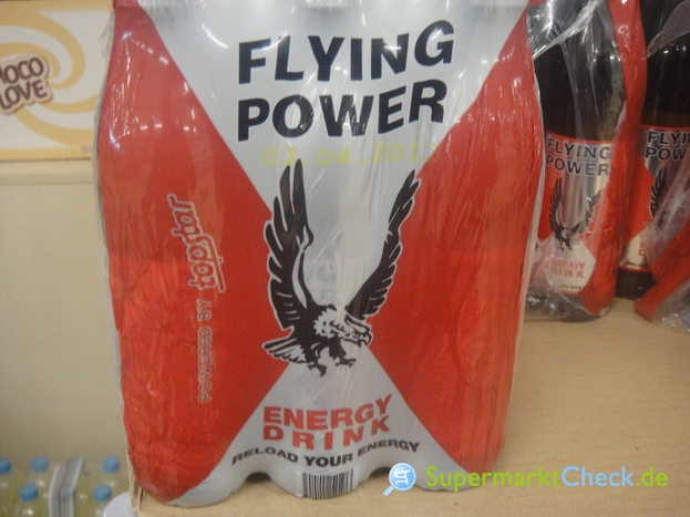 Foto von Topstar Flying Power Energy Drink