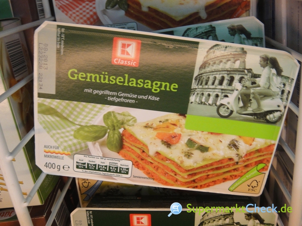 Foto von K Classic Gemüse-Lasagne