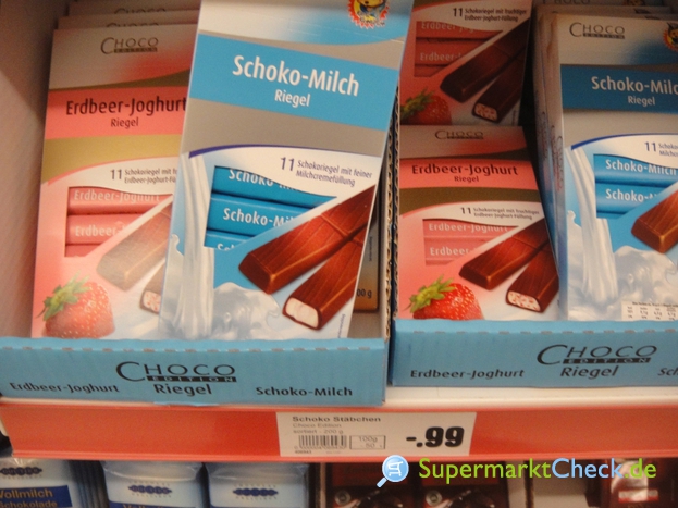 Foto von Choco Edition Erdbeer Schokoriegel Joghurt Riegel