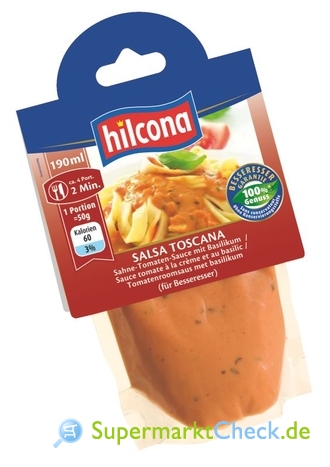 Foto von Hilcona Sahne-Tomaten-Sauce mit Basilikum 