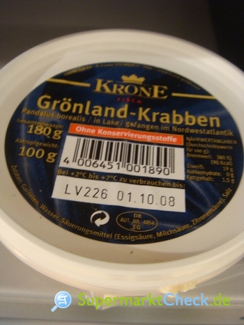Foto von Krone Grönland Krabben 