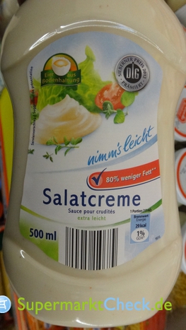 Foto von Nimms leicht Leichte Salatcreme