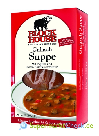 Foto von Block House Gulasch Suppe