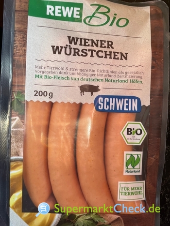 Foto von Rewe Bio Wiener Würstchen