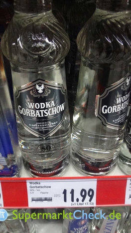 Foto von Wodka Gorbatschow Black Label 