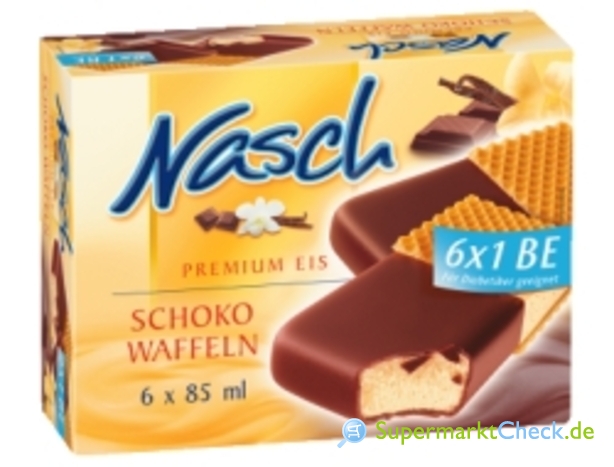 Foto von Nasch Premium Eis Schoko-Waffeln