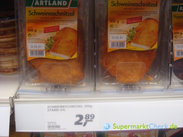 Metzgerfrisch Schweineschnitzel paniert: Preis, Angebote & Bewertungen