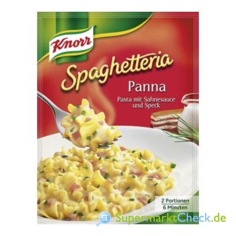 Foto von Knorr Spaghetteria Panna Pasta