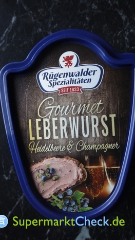 Foto von Rügenwalder Spezialitäten Gourmet Leberwurst