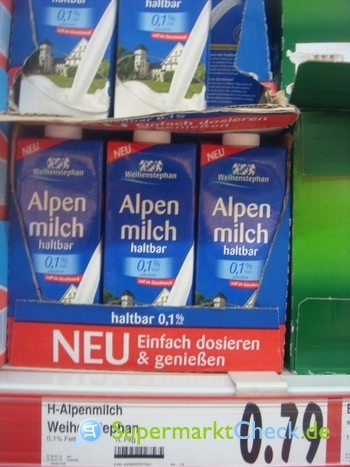 Foto von Weihenstephan Haltbare Alpenmilch