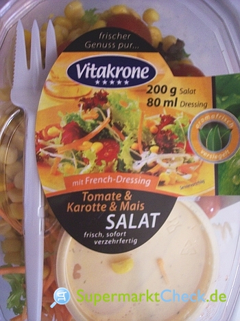 Foto von Vitakrone Tomate & Karotte & Mais Salat