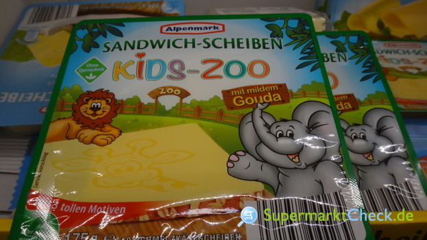 Foto von Alpenmark Sandwich Scheiben Kids Zoo