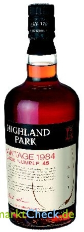 Foto von Highland Park  Vintage 1984 Whisky