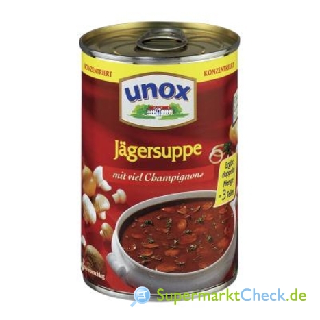 Foto von Unox Konzentrierte Suppen Jägersuppe