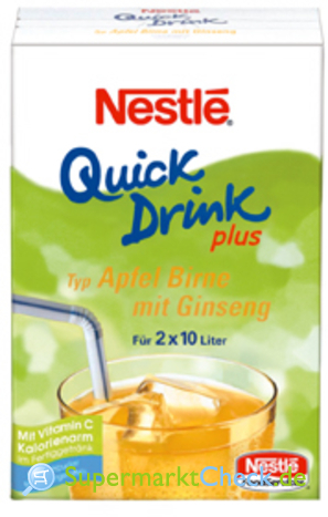 Foto von Nestle Quick Drink Plus