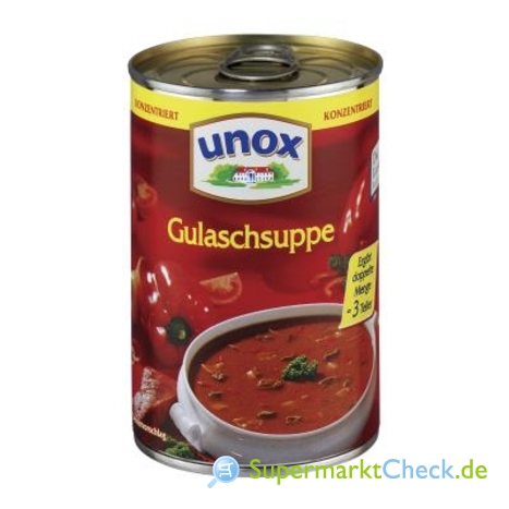 Foto von Unox Konzentrierte Suppen Gulaschsuppe