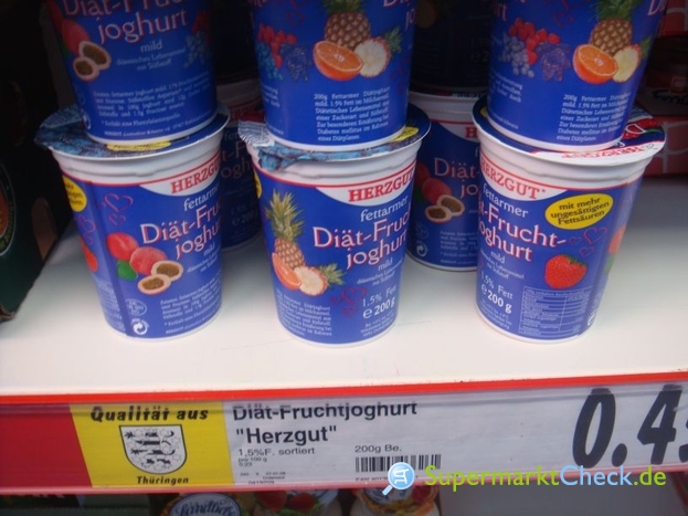 Foto von Herzgut Diät Fruchtjoghurt