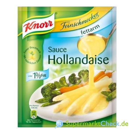 Foto von Knorr Feinschmecker fettarm Sauce Hollandaise 1% Fett