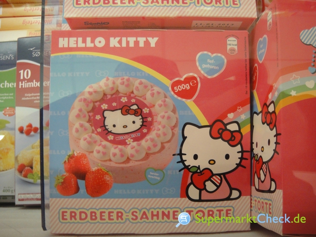 Foto von Hello Kitty Erdbeer Sahne Torte