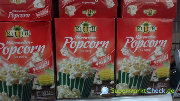Kluth Mikrowellen Popcorn gesüßt - 3 x 100 g: Preis, Angebote & Bewertungen