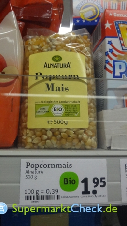 Foto von Alnatura Popcorn Mais